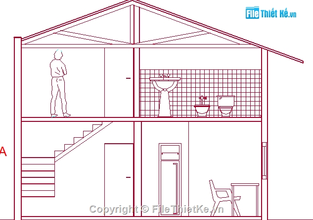 Mô hình,cad nhà,kiến trúc nhà